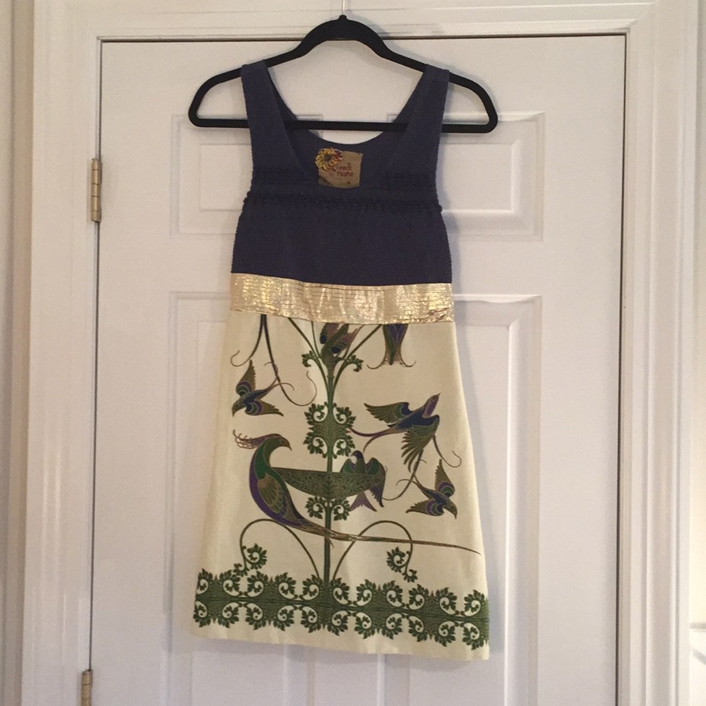 Free People peacock dress